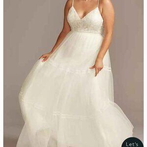 Cottage core wedding dress